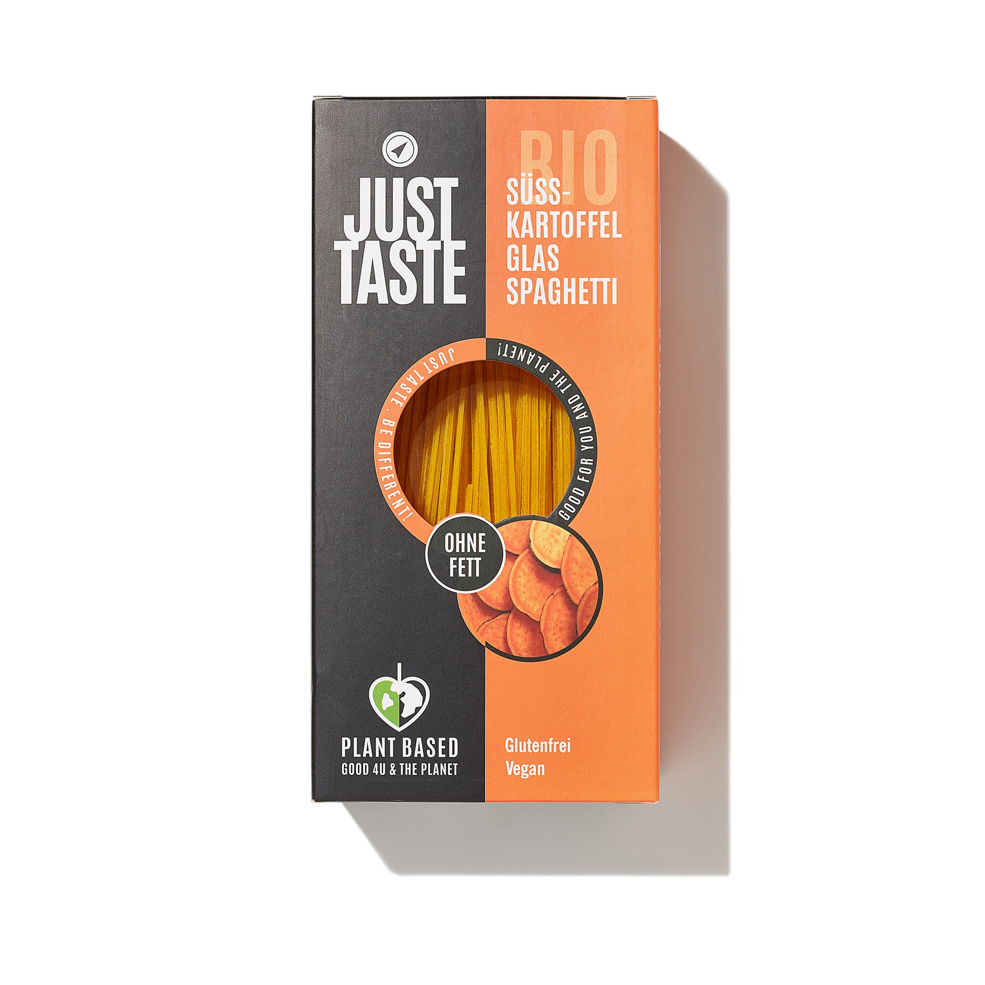 Süßkartoffel Glas Spaghetti